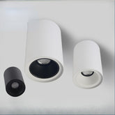 HEIKESZ LED Round Surface Mounted Spotlight Deep Anti Glare Wash Wall Light Long Tube Headless Lamp for Bedroom Living Room