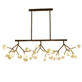 HEIKESZ New Nordic Chandelier Post-Modern Creative Firefly LED Dining Room Ceiling Light Affordable Luxury Lighting for Living Room Bedroom