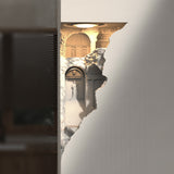 HEIKESZ Queen Corridor Aisle Gypsum Lamp Embedded Living Room Corner Embedded Induction Corner Wall Lamp Ambience Light