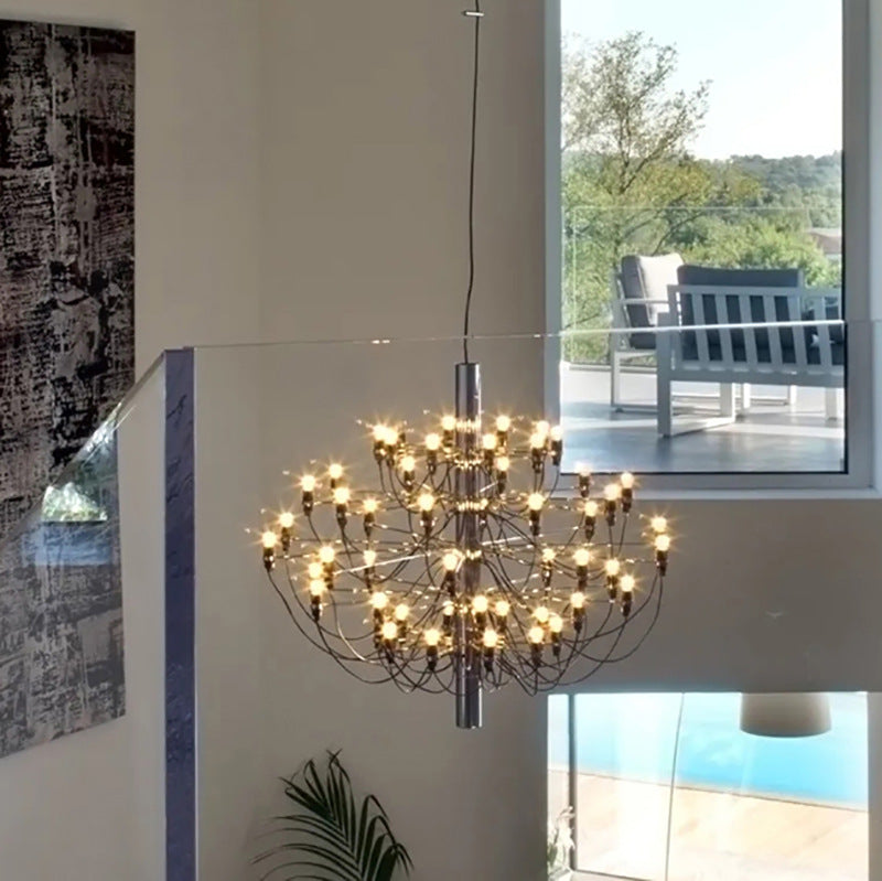 HEIKESZ Italian Summer Fruit Dining Room Chandelier Designer Living Room Chandelier Loft Hotel Villa Staircase Lamps